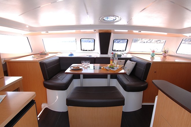 Fountaine Pajot Mahe36 Evolution bright airy saloon - Multihull Solutions: © Multihull Solutions http://www.multihullsolutions.com.au/